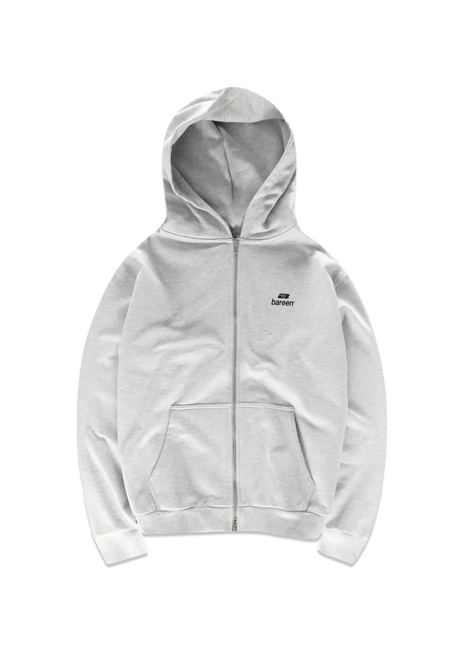Bareen Oversized Zip Hoodie Logo