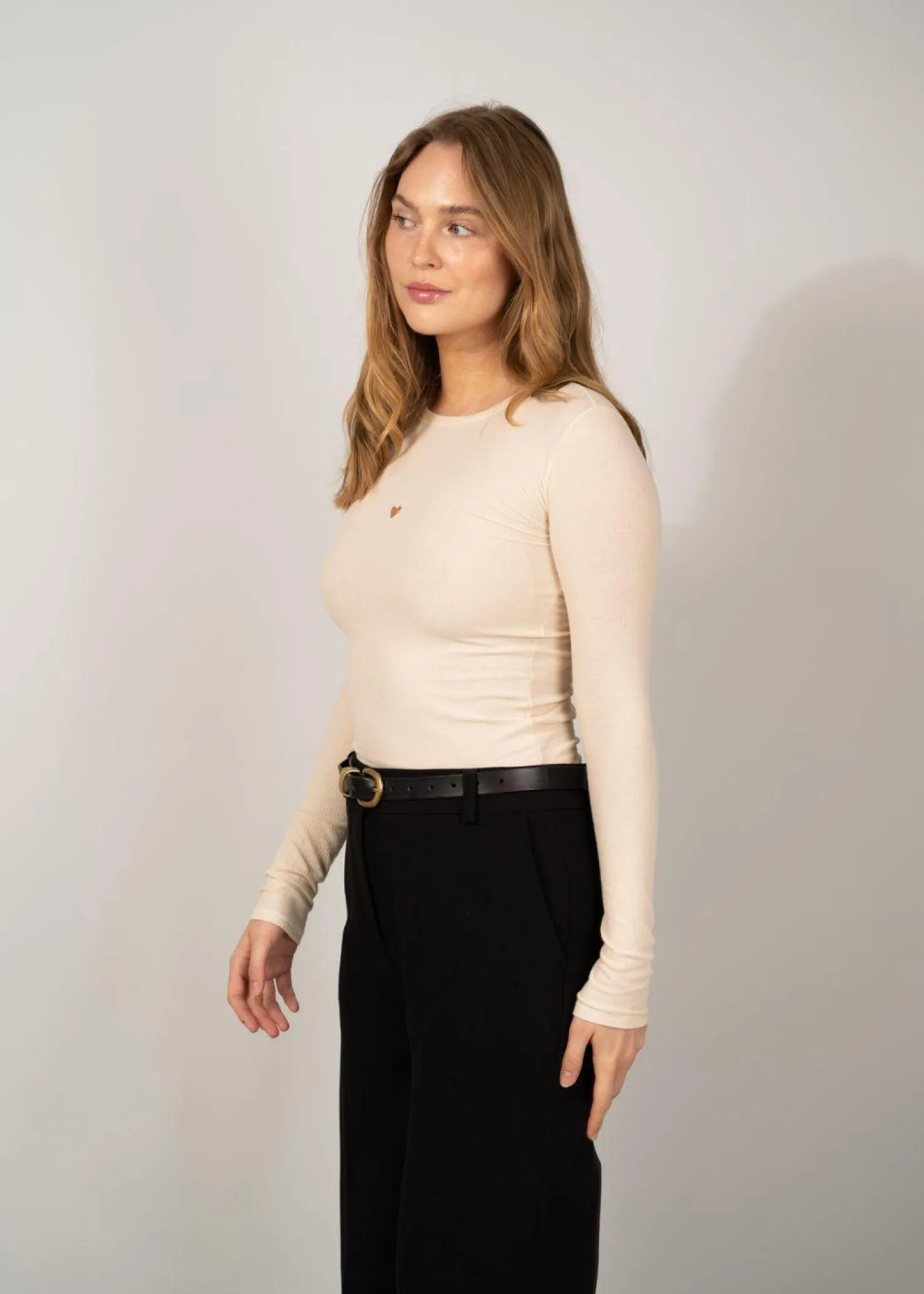 Baserange HEART LONG SLEEVE TEE