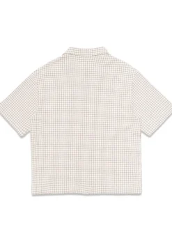 Edwin Zed Shirt Ss-White/Brown