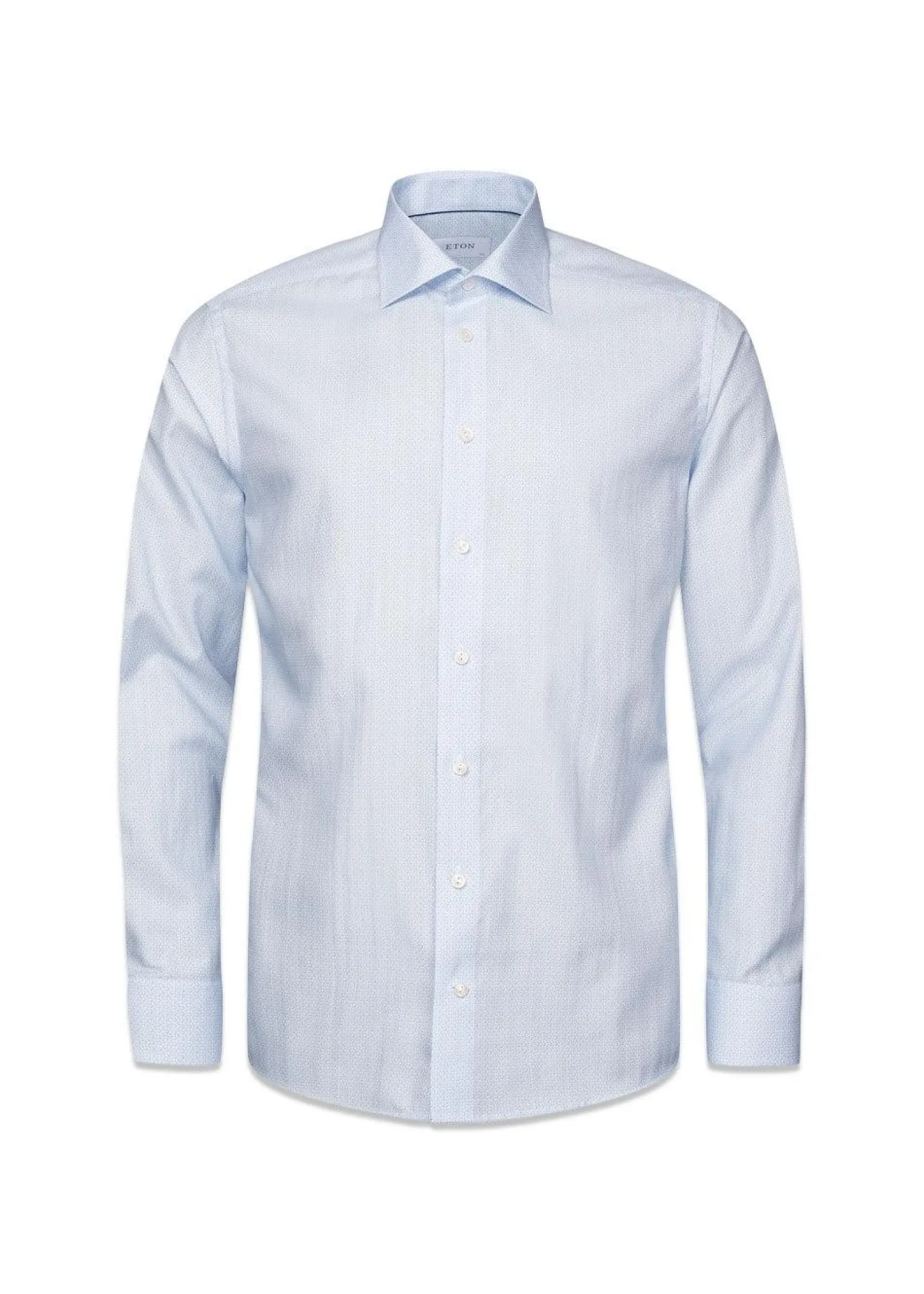 Eton Slim Geometric Micro Print Twill Shirt