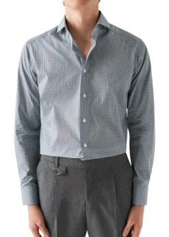 Eton Slim-Poplin Print