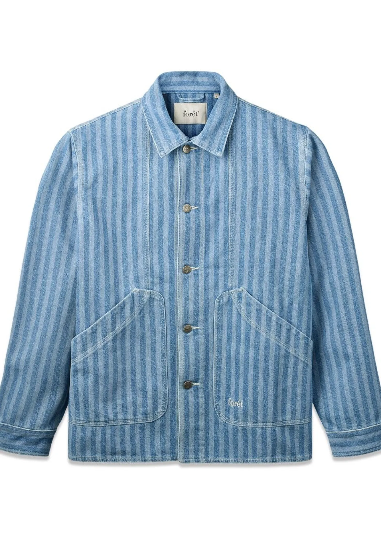 Forét BERRY DENIM OVERSHIRT