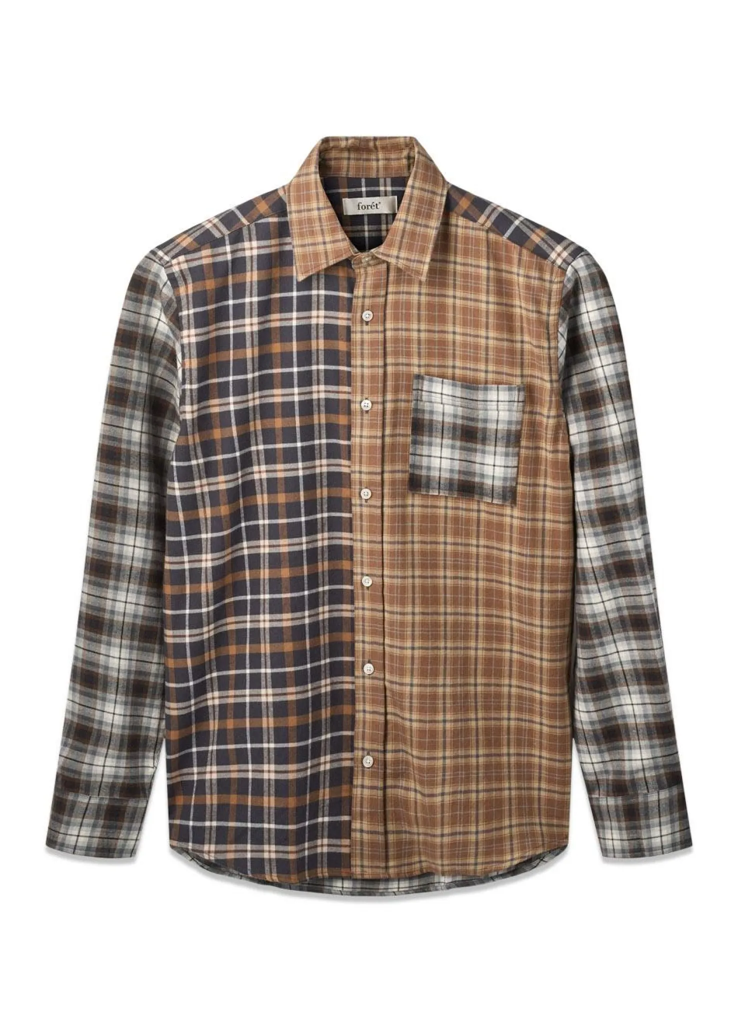 Forét CREEK CHECK MIX SHIRT