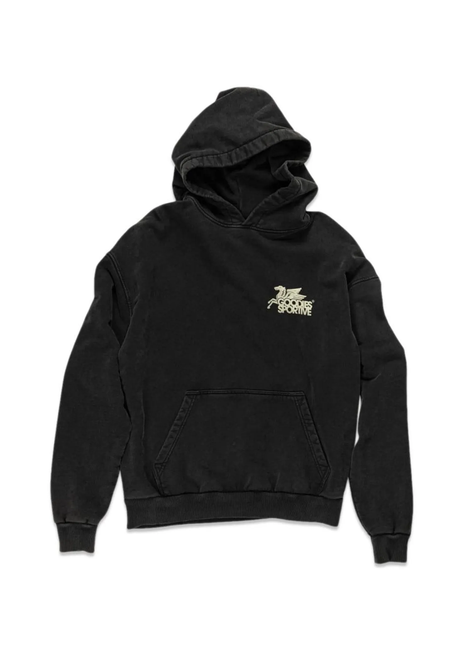 Goodies Sportive VINTAGE BLACK PEGASUS HOODIE