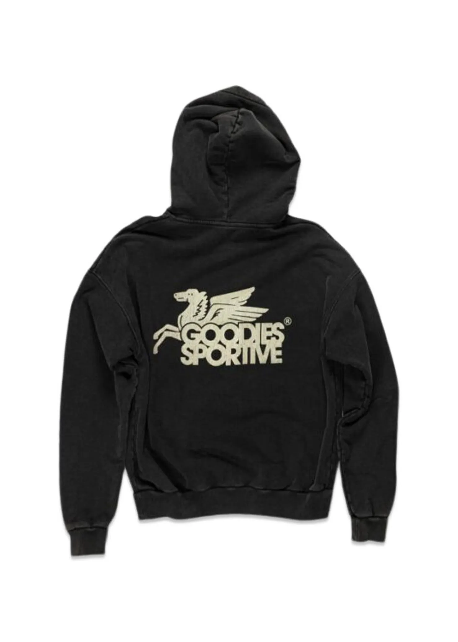 Goodies Sportive VINTAGE BLACK PEGASUS HOODIE