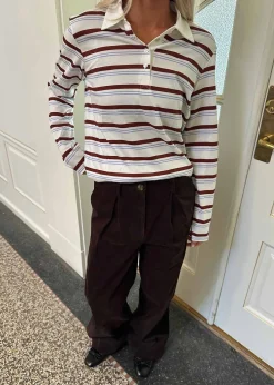 Modström Hellenmd LS stripe polo