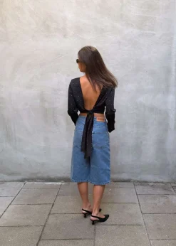 Modström Tailormd print LS top