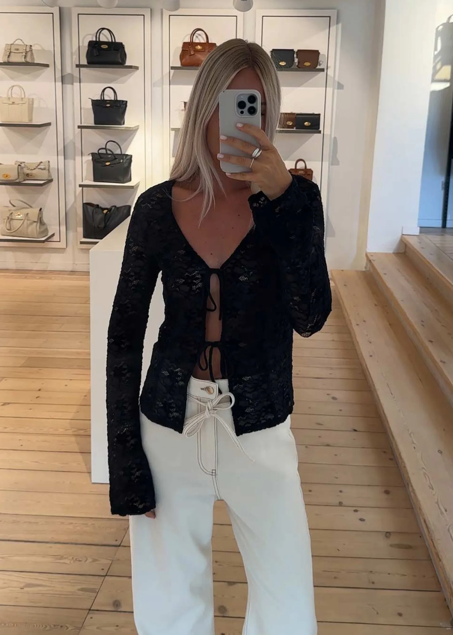 Modström TildeMD ls lace top