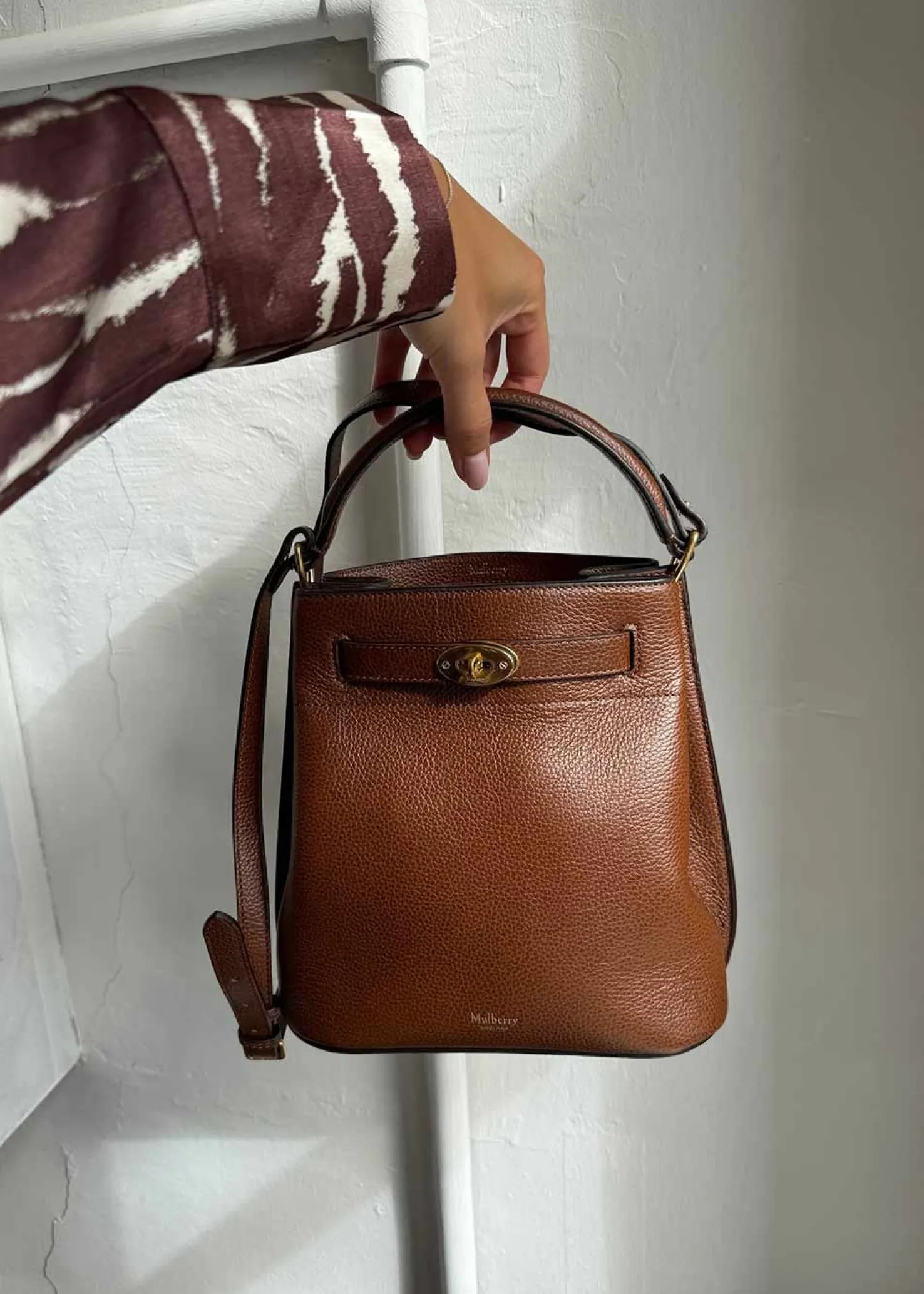Mulberry ISLINGTON BUCKET TWO TONE SCG