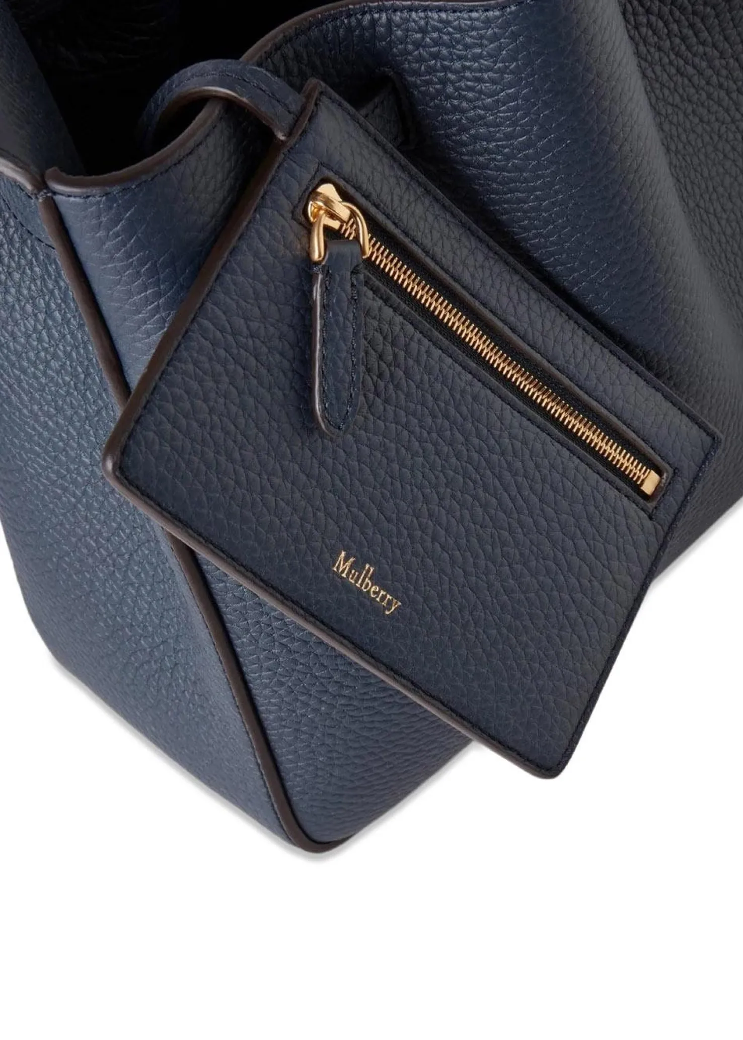 Mulberry Lyra Small Belted Bucket Heavy Grain