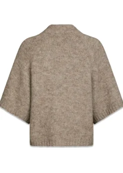 Neo Noir Benuta Fluffy Knit Cardigan