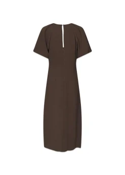 Neo Noir Bomba Structure Solid Dress