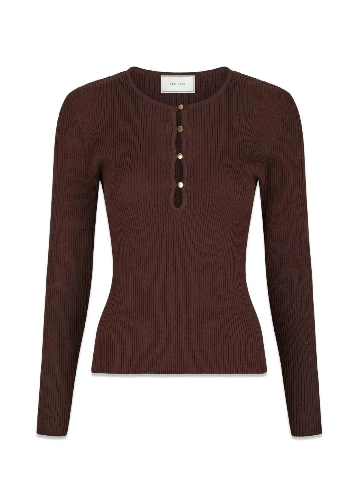 Neo Noir Carlton Knit Blouse