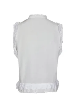 Neo Noir Celia Ruffle Top