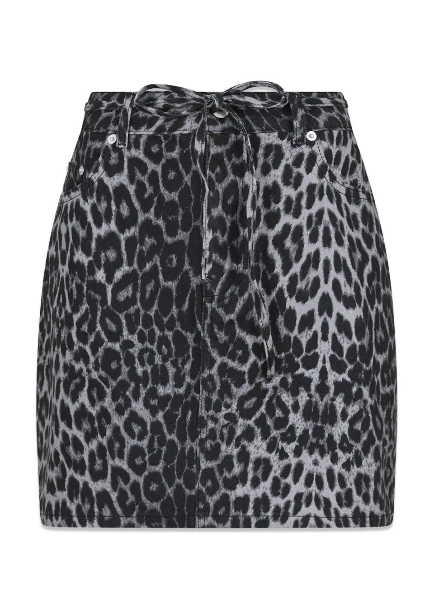 Neo Noir Henrietta Leopard Skirt