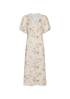 Neo Noir Illana Sateen Print Dress