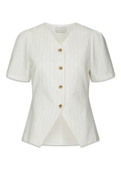 Neo Noir Jules Summer Stripe Blouse