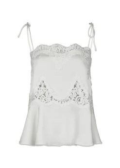 Neo Noir Kaela Heavy Sateen Lace Top
