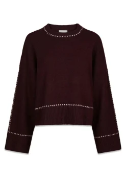Neo Noir Roeme Knit Stitch Blouse