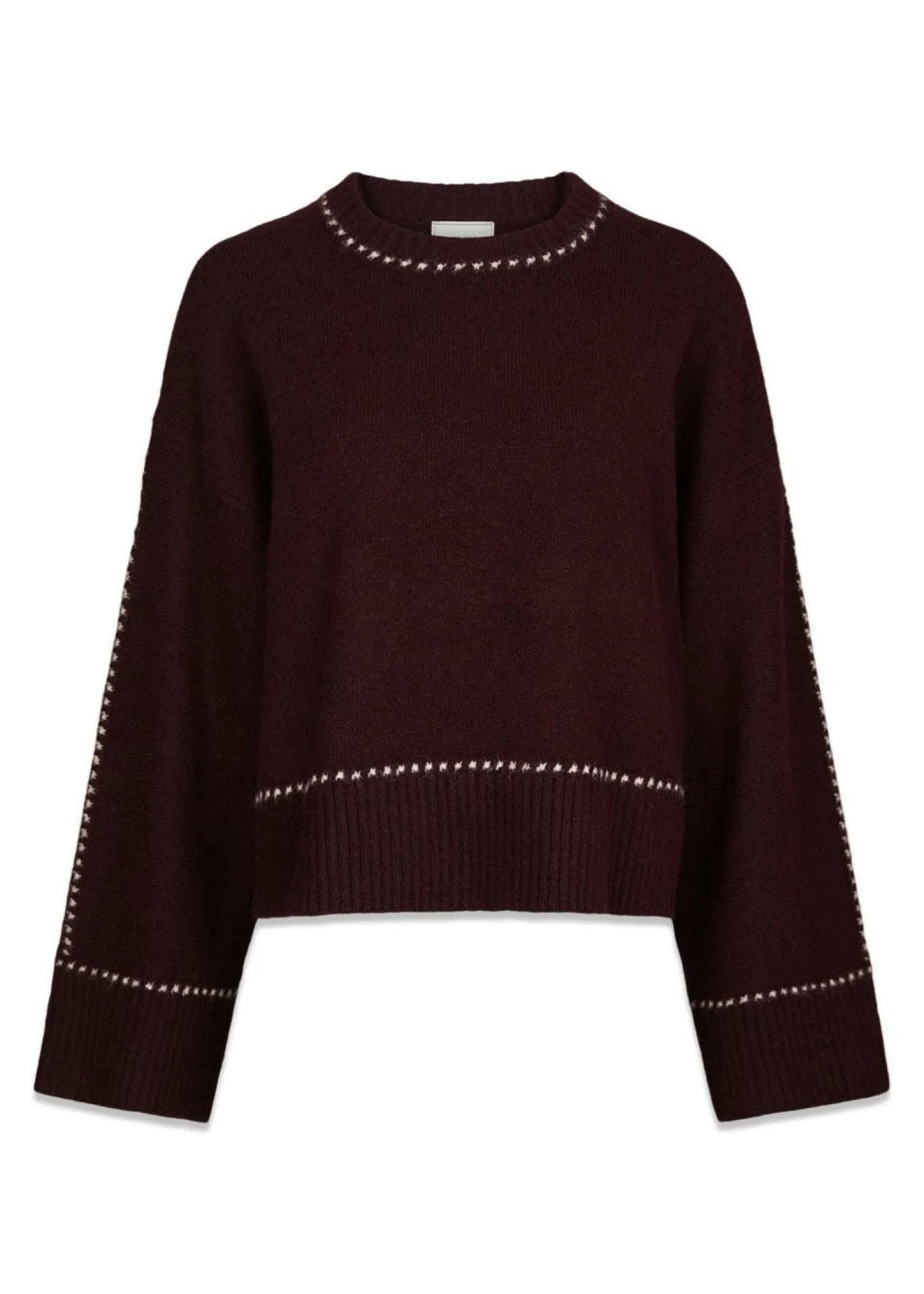 Neo Noir Roeme Knit Stitch Blouse