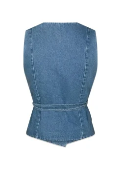 Neo Noir Samara Denim Waistcoat