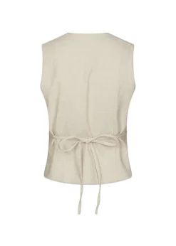 Neo Noir Samara Ramie Waistcoat