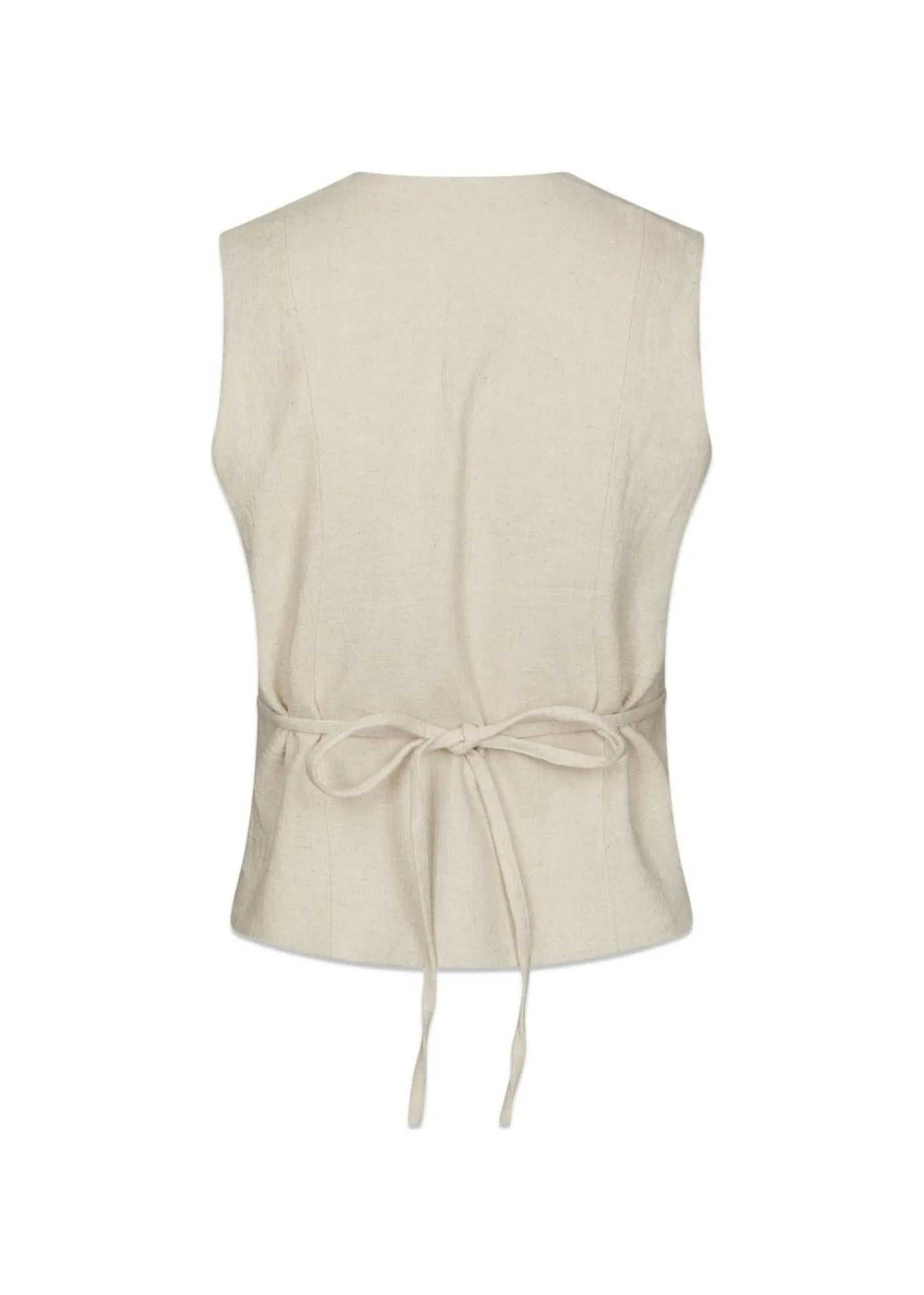 Neo Noir Samara Ramie Waistcoat