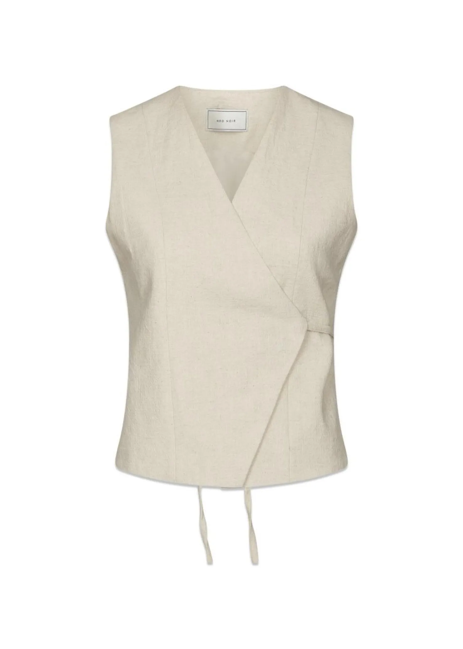 Neo Noir Samara Ramie Waistcoat