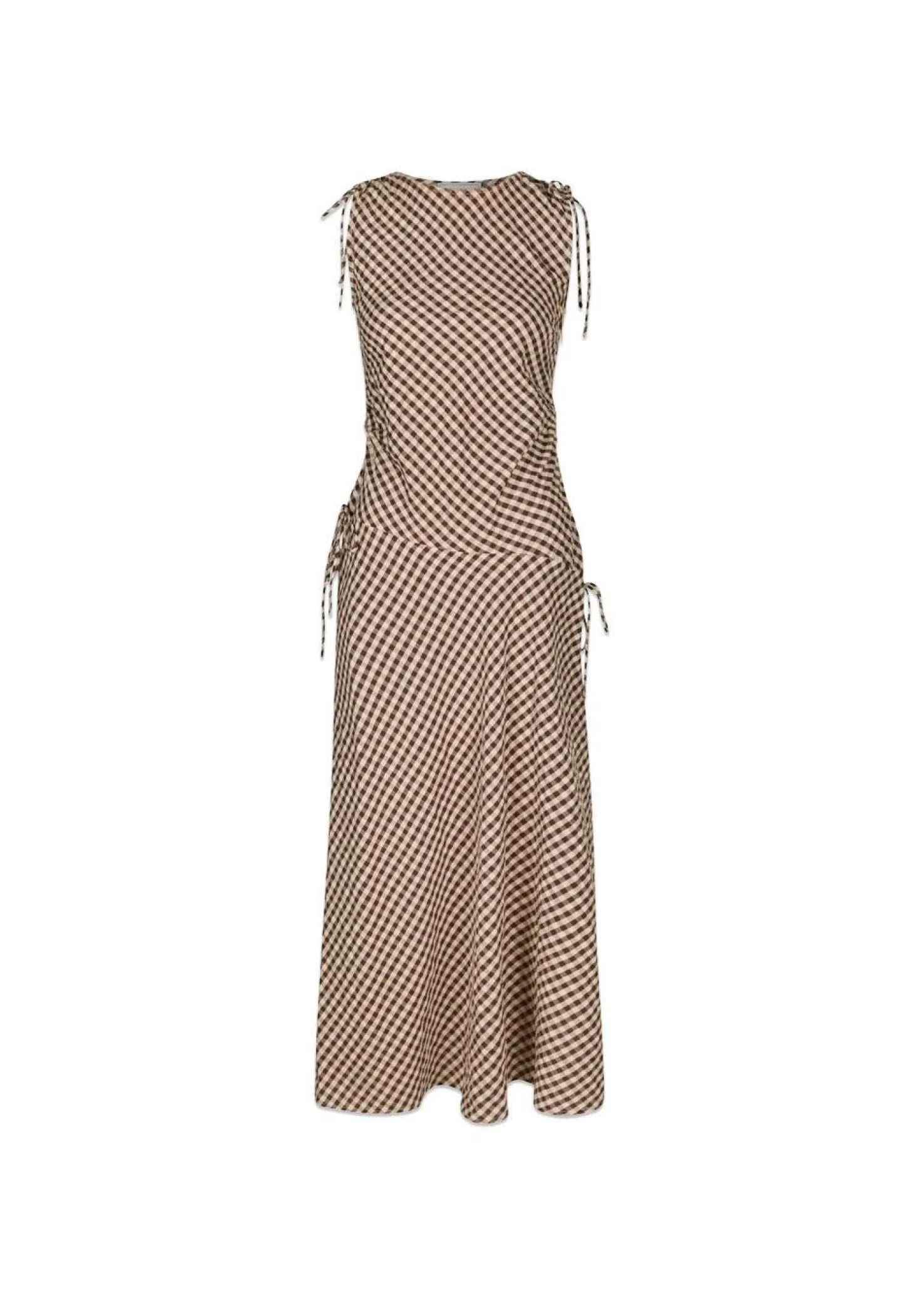 Neo Noir Saxton Check Dress