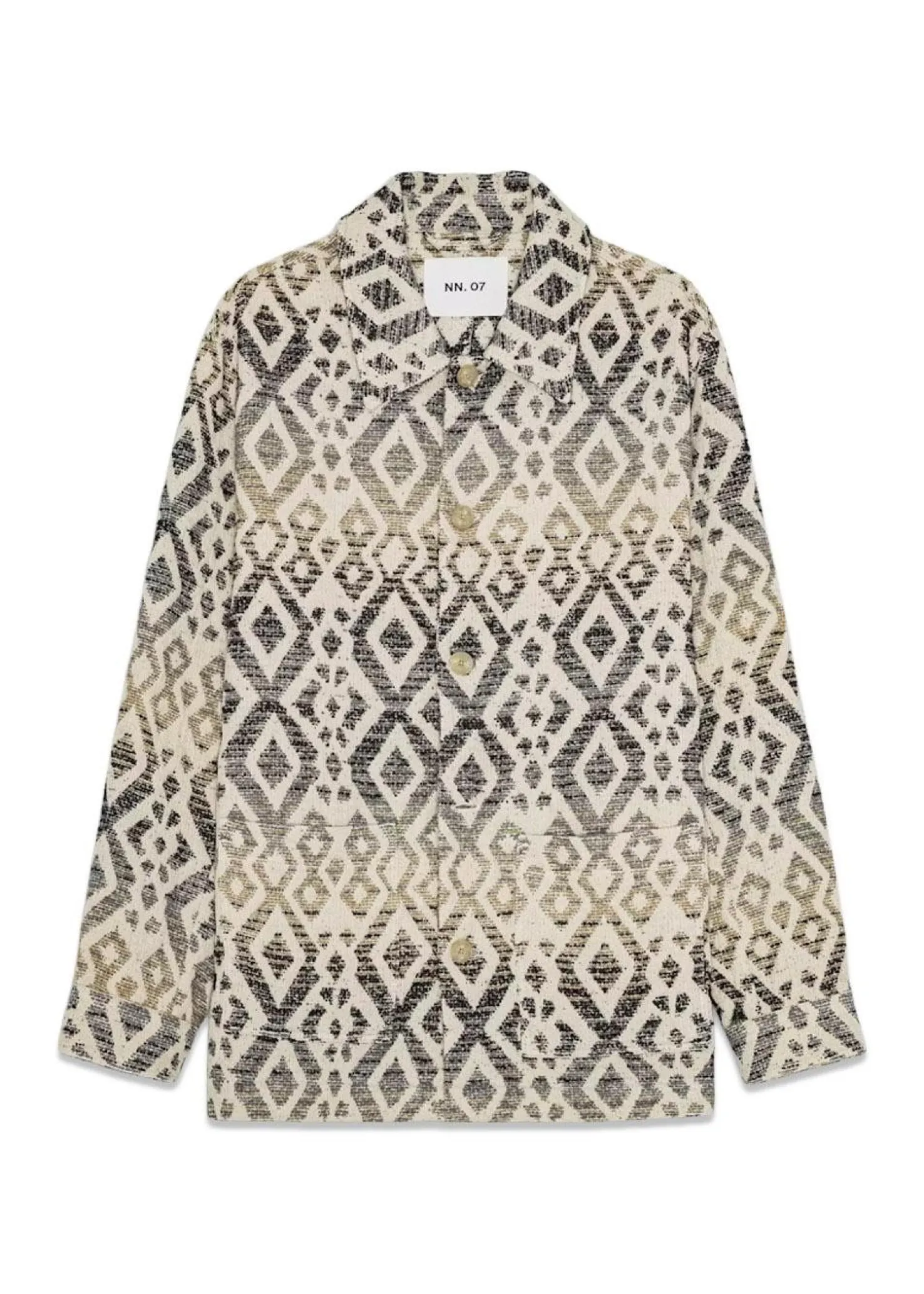 Nn. 07 Blaze Jacquard Overshirt