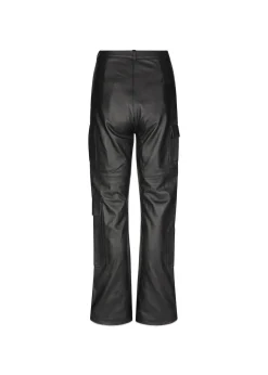 Oval Square Deep Leather Pants