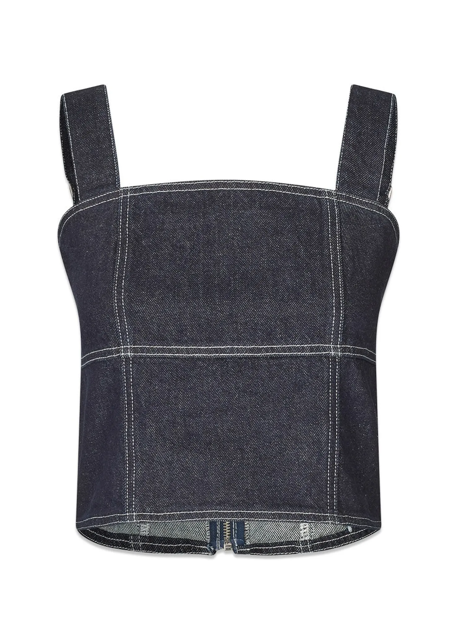 Oval Square Venice Denim Top