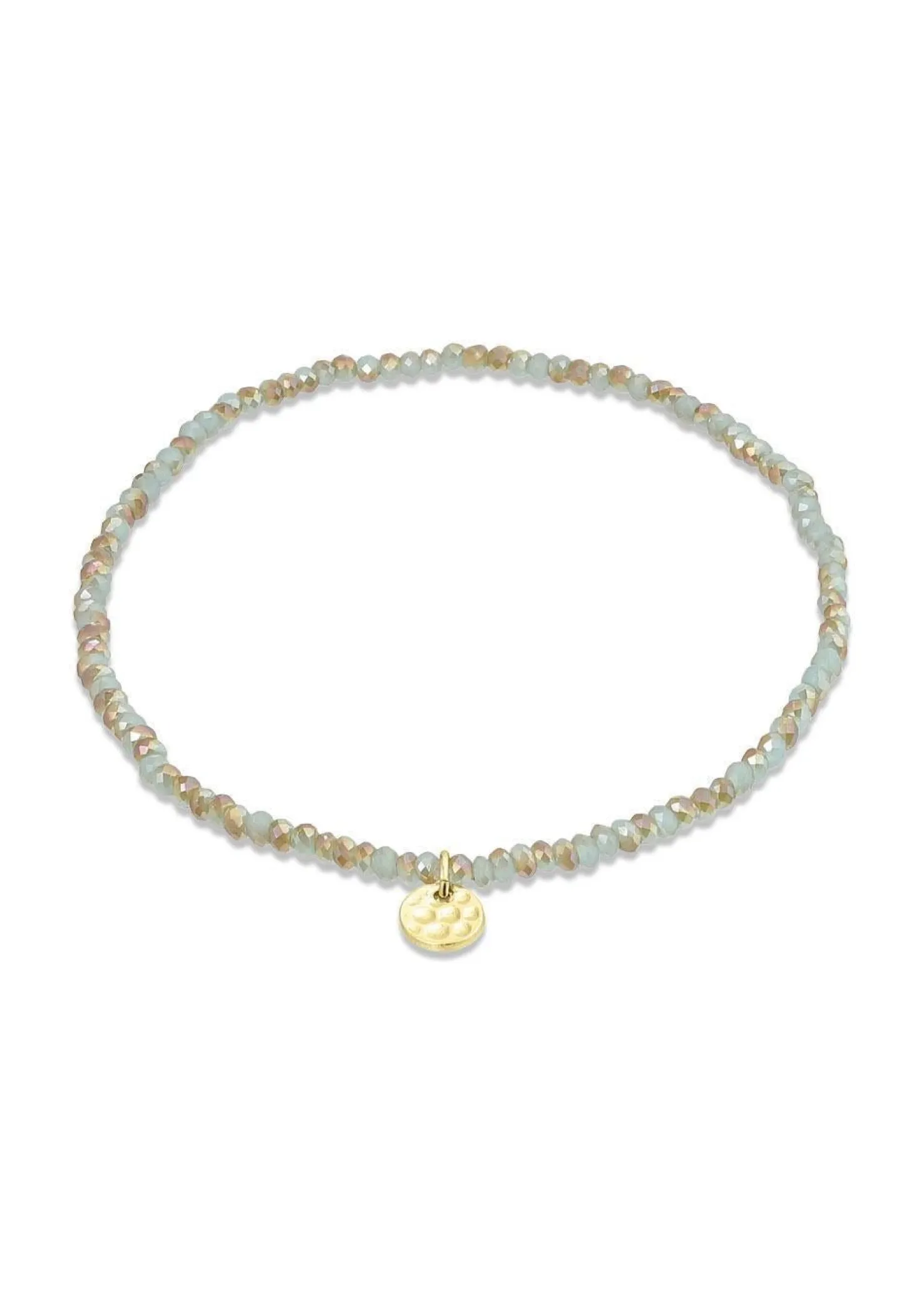 Pilgrim INDIE bracelet blue, gold-plated