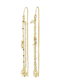 Pilgrim MYLAN chain earrings gold-plated