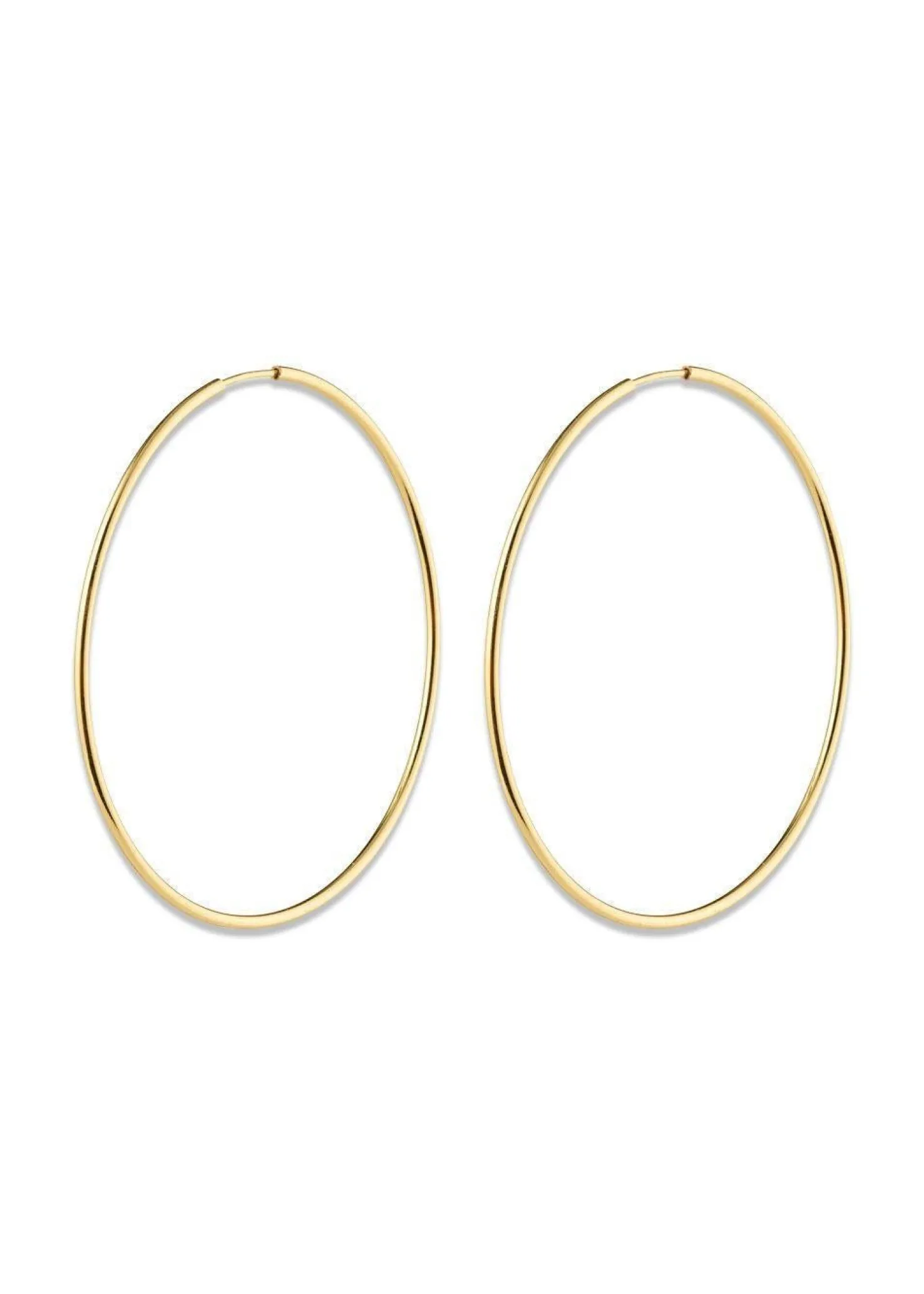 Pilgrim SANNE large hoop earrings gold-plated
