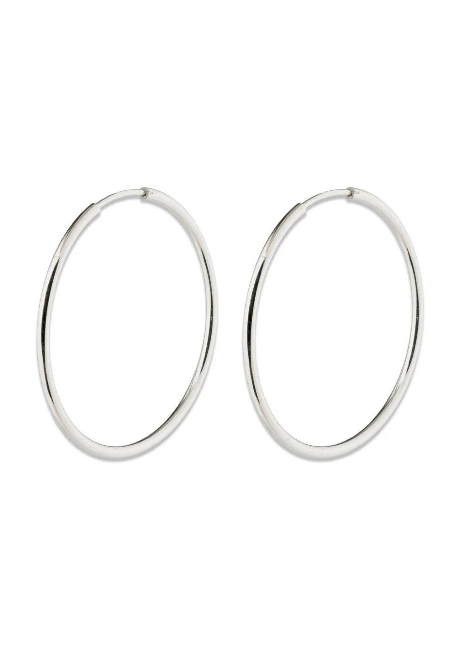 Pilgrim SANNE medium hoop earrings silver-plated