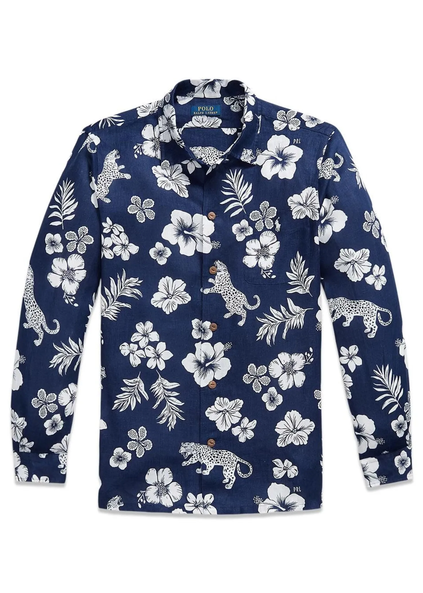 Ralph Lauren Classic Fit Tropical Linen Camp Shirt