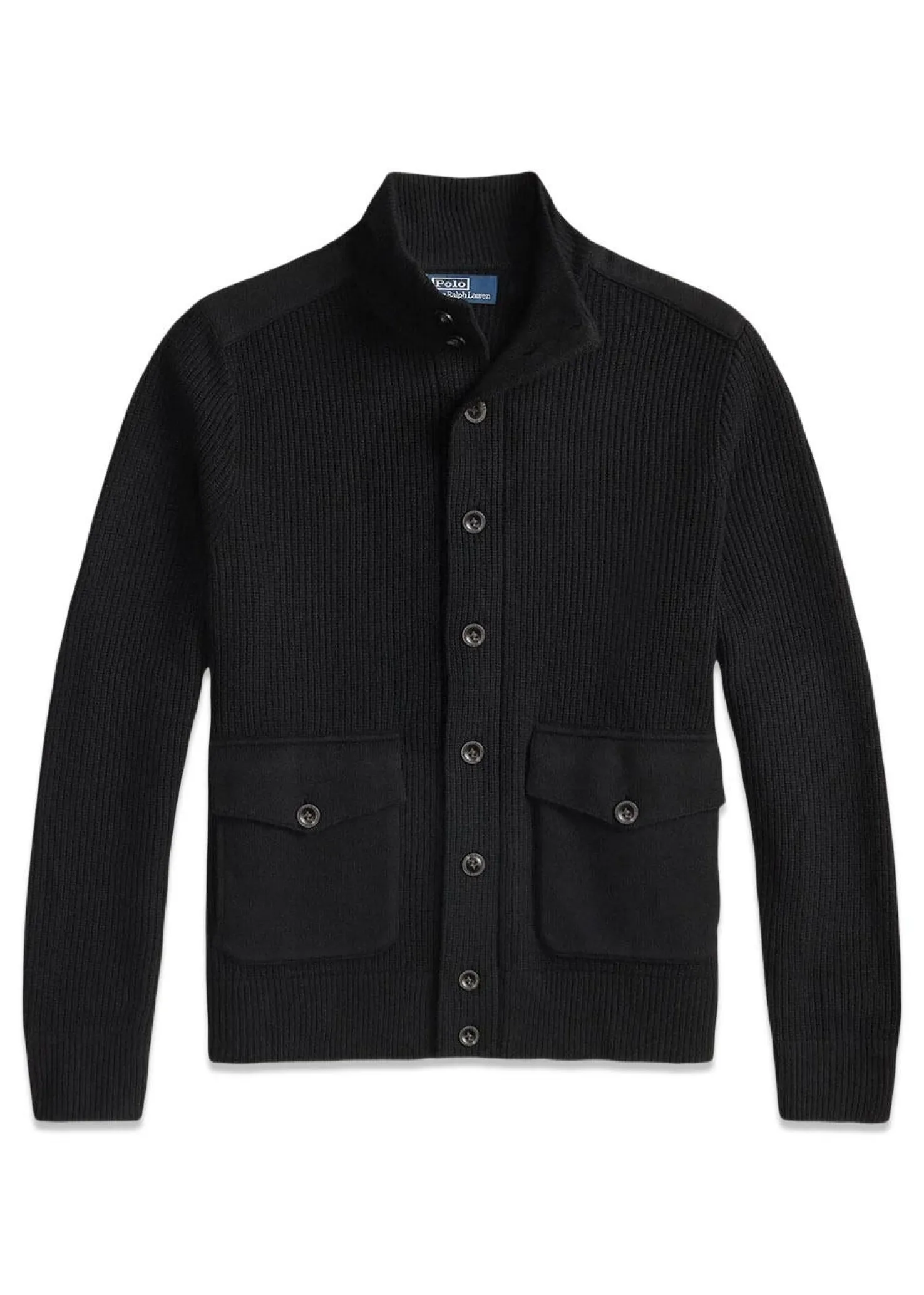 Ralph Lauren Wool Mockneck Cardigan