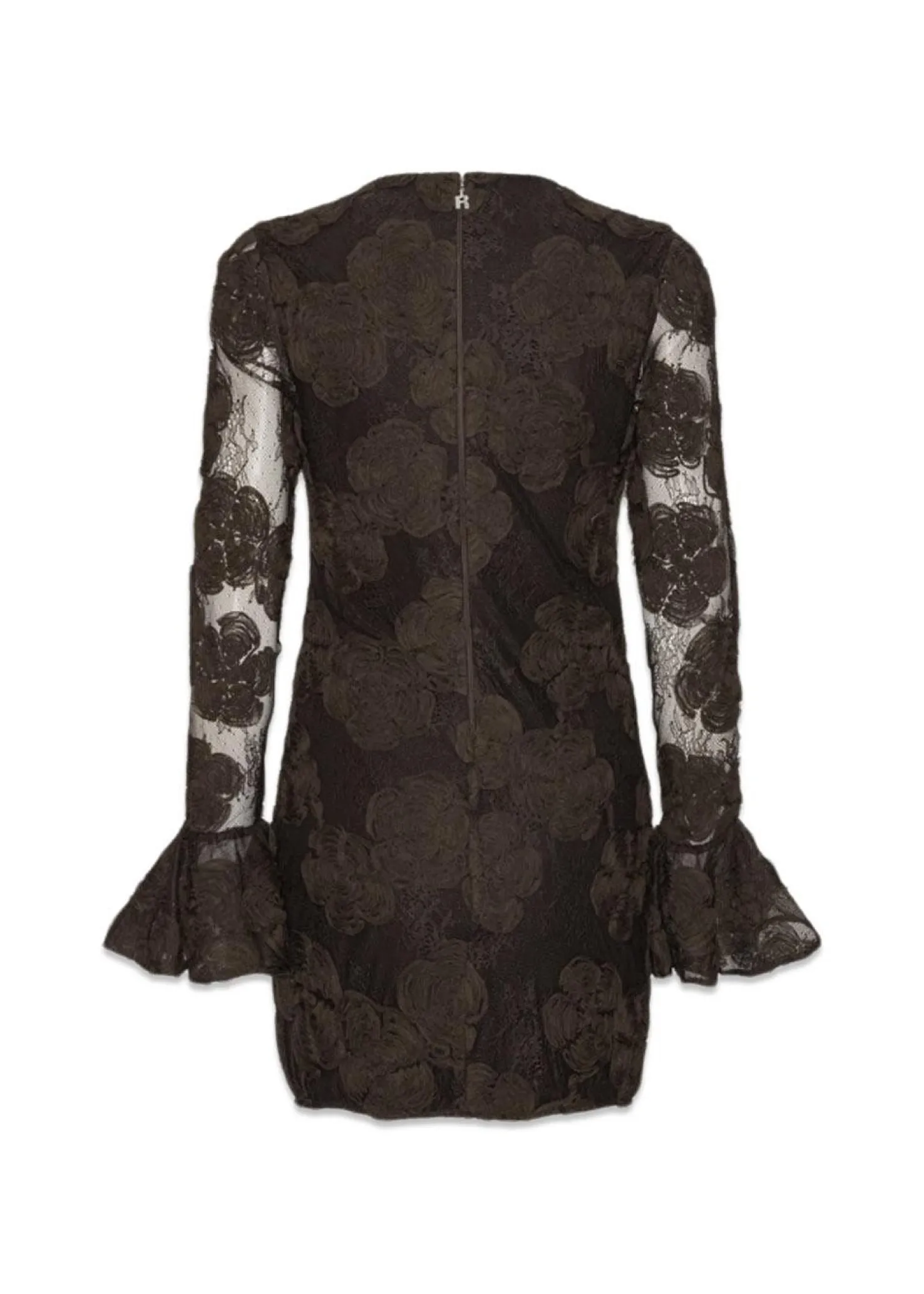 Rotate 3D FLOWER LS MINI DRESS