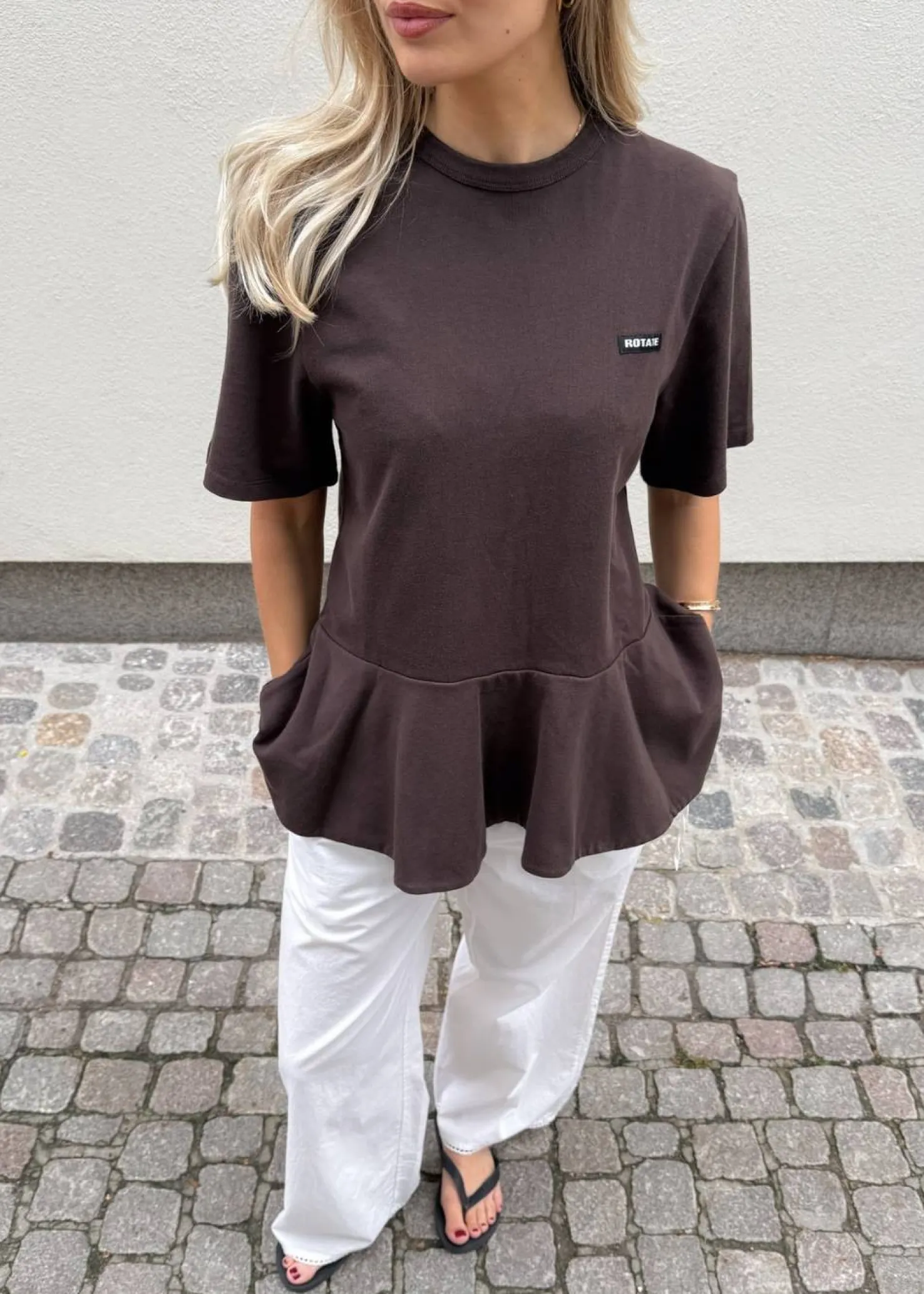 Rotate PEPLUM T-SHIRT
