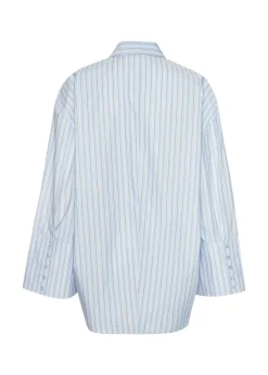 Rotate POPLIN OVERSIZED SHIRT