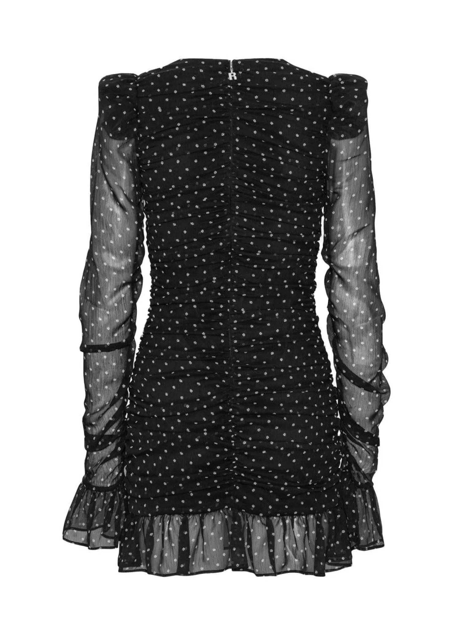 Rotate PRINTED LONG-SLEEVE DRESS
