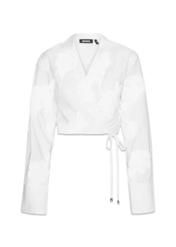 Rotate WRAP COTTON SHIRT