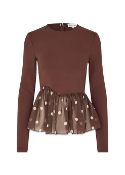 Stine Goya Asymmetrical Draped Top
