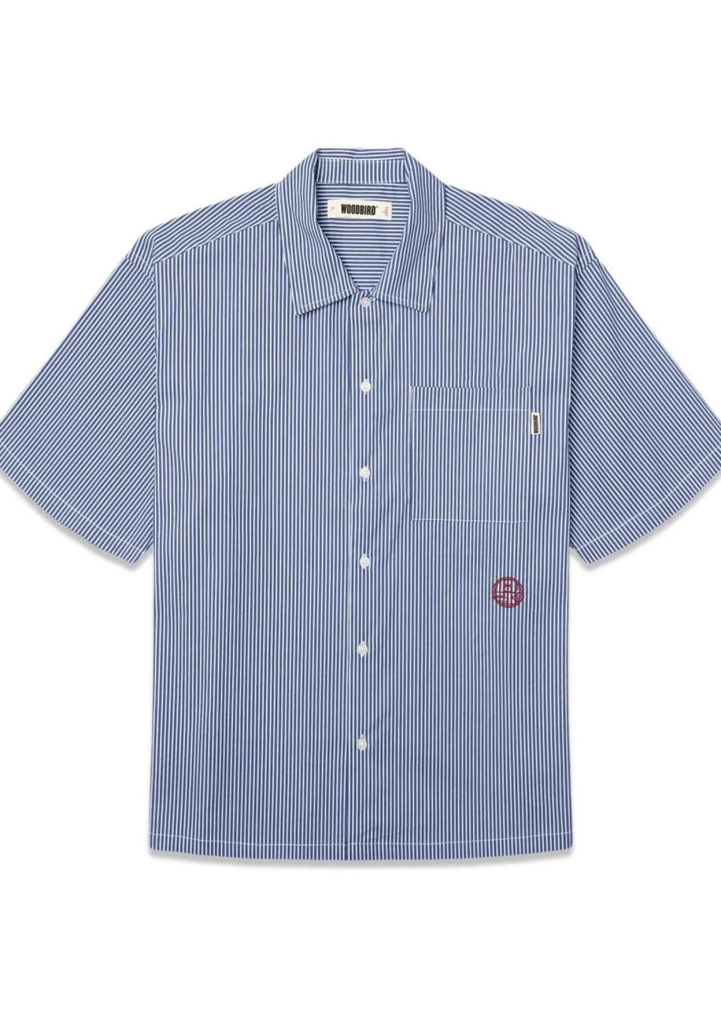 Woodbird Wang Stripe EMB Shirt